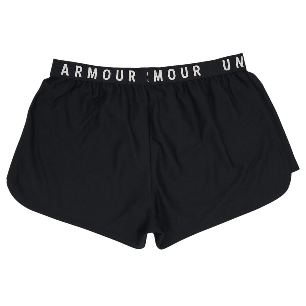 Under Armour Shorts Womens XL Black Loose Fit Running Athletic Gym HeatGear - Picture 6 of 8
